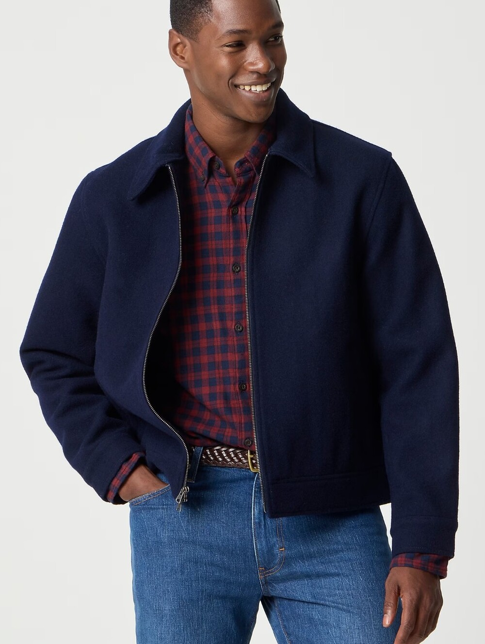 J. Crew Men's Wool-Blend Work Jacket New Size Medium
